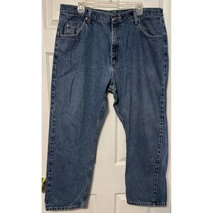Wrangler Mens Relaxed Fit Jeans 40x30 (actual 38x29) Blue Denim‎ Comfort Quality